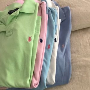 5 Medium RL Polo Shirts - $35 for All 5